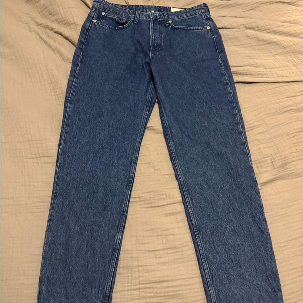 Rag & Bone Women's Deep Blue Straight Jeans